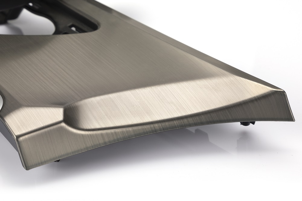 custom machined parts brushing finish banner