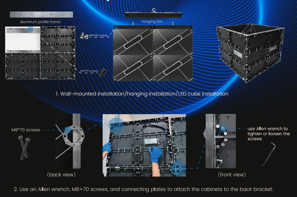 COB, GOB, SMD Indoor Fixed LED Display