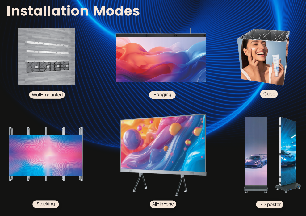 COB, GOB, SMD Indoor Fixed LED Display