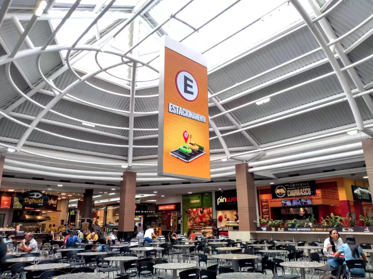 Double Sided Outdoor Customized LED Poster Display