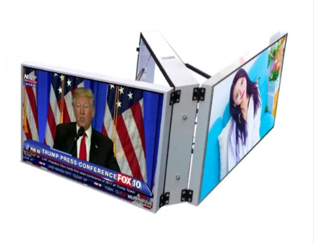 Double Sided Outdoor Customized LED Poster Display