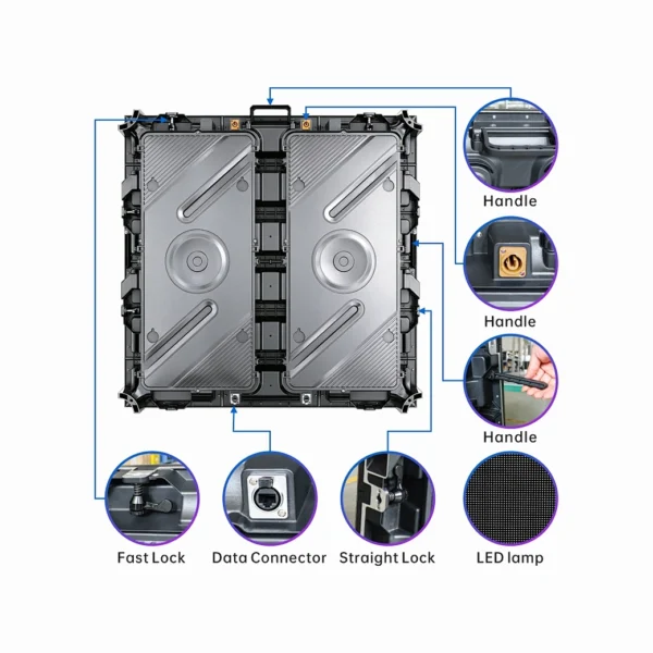 Outdoor Die-casting Aluminum LED Display P2.5 -P10