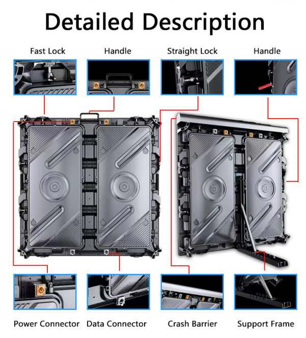 Stadium LED Display Screen P5–P10 , 960X960mm, 1280x960mm