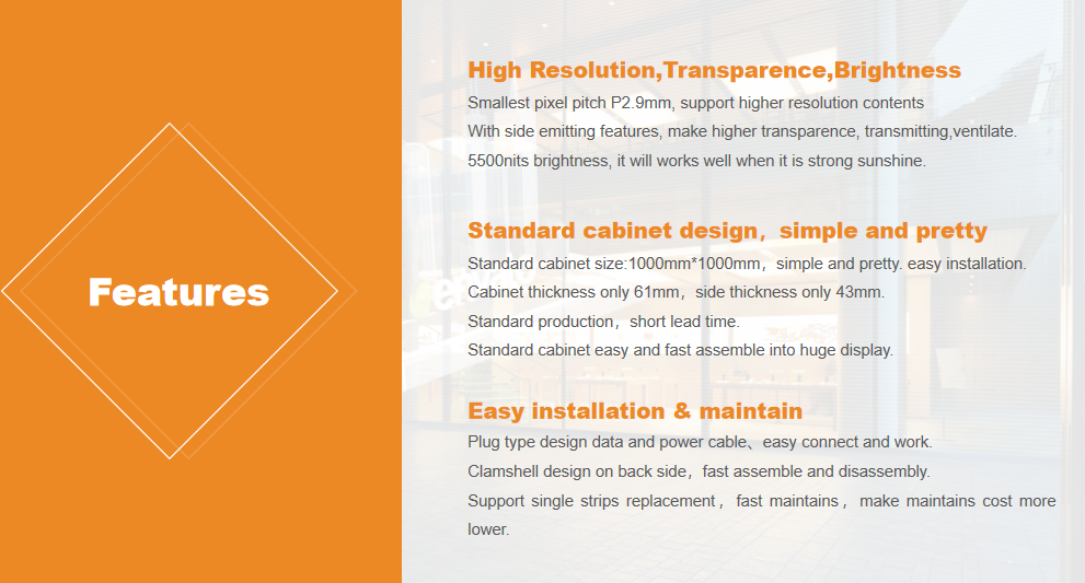 Transparent Flim LED Display